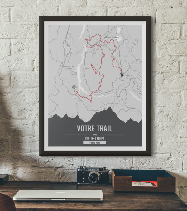 Affiche Poster de Trail Personnalisée