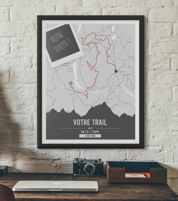 Affiche Poster de Trail Personnalisée