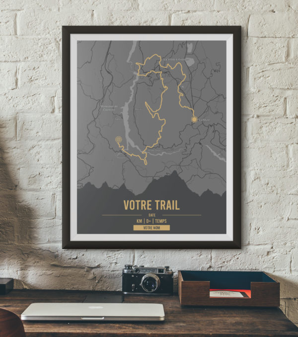 Affiche Poster de Trail Personnalisée