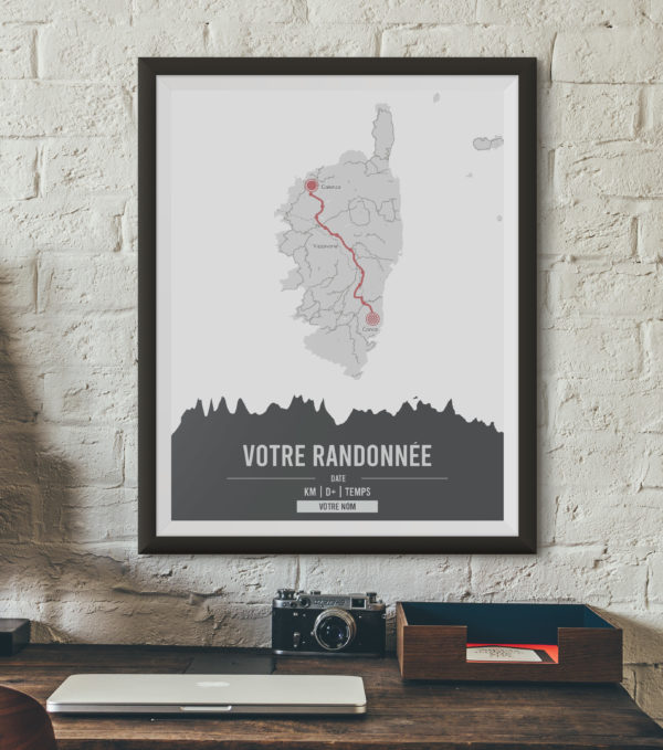 Affiche Poster Randonnée Personnalisée