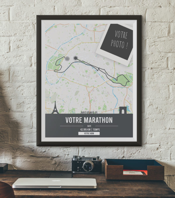 Affiche Poster de Marathon Personnalisée