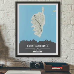 Affiche Poster Randonnée Personnalisée