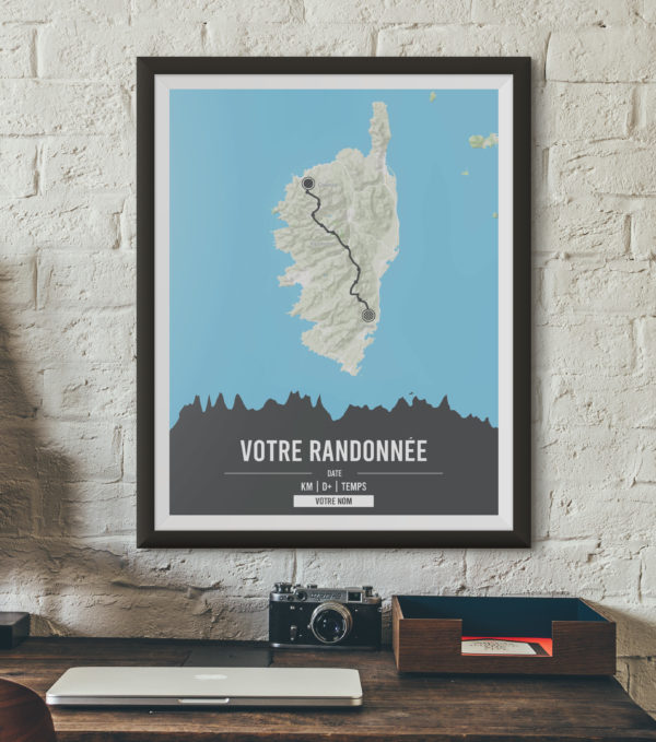 Affiche Poster Randonnée Personnalisée