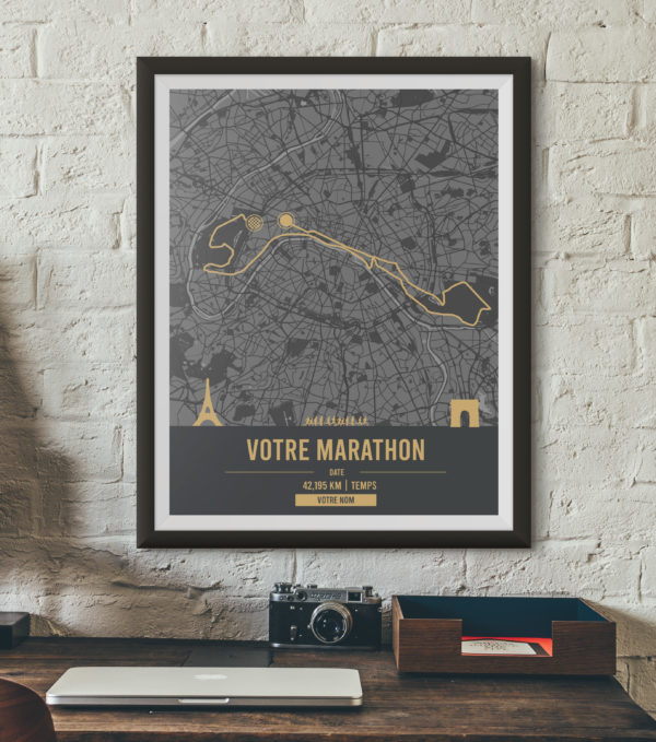 Affiche Poster de Marathon Personnalisée