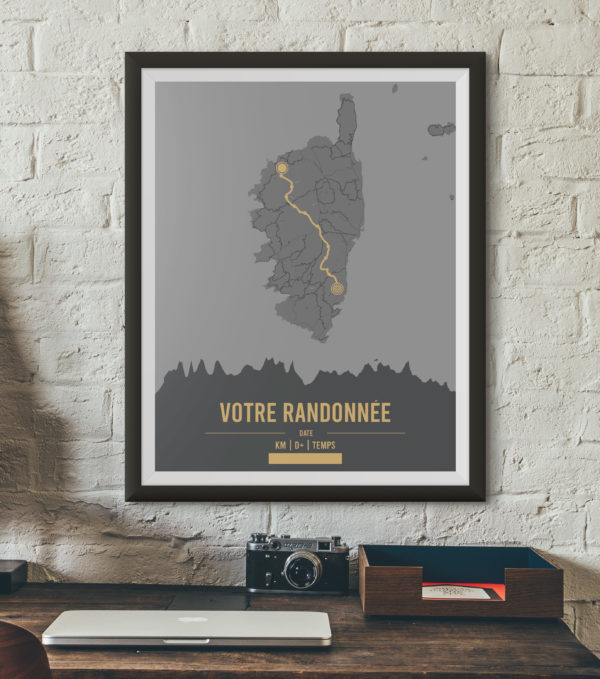 Affiche Poster Randonnée Personnalisée