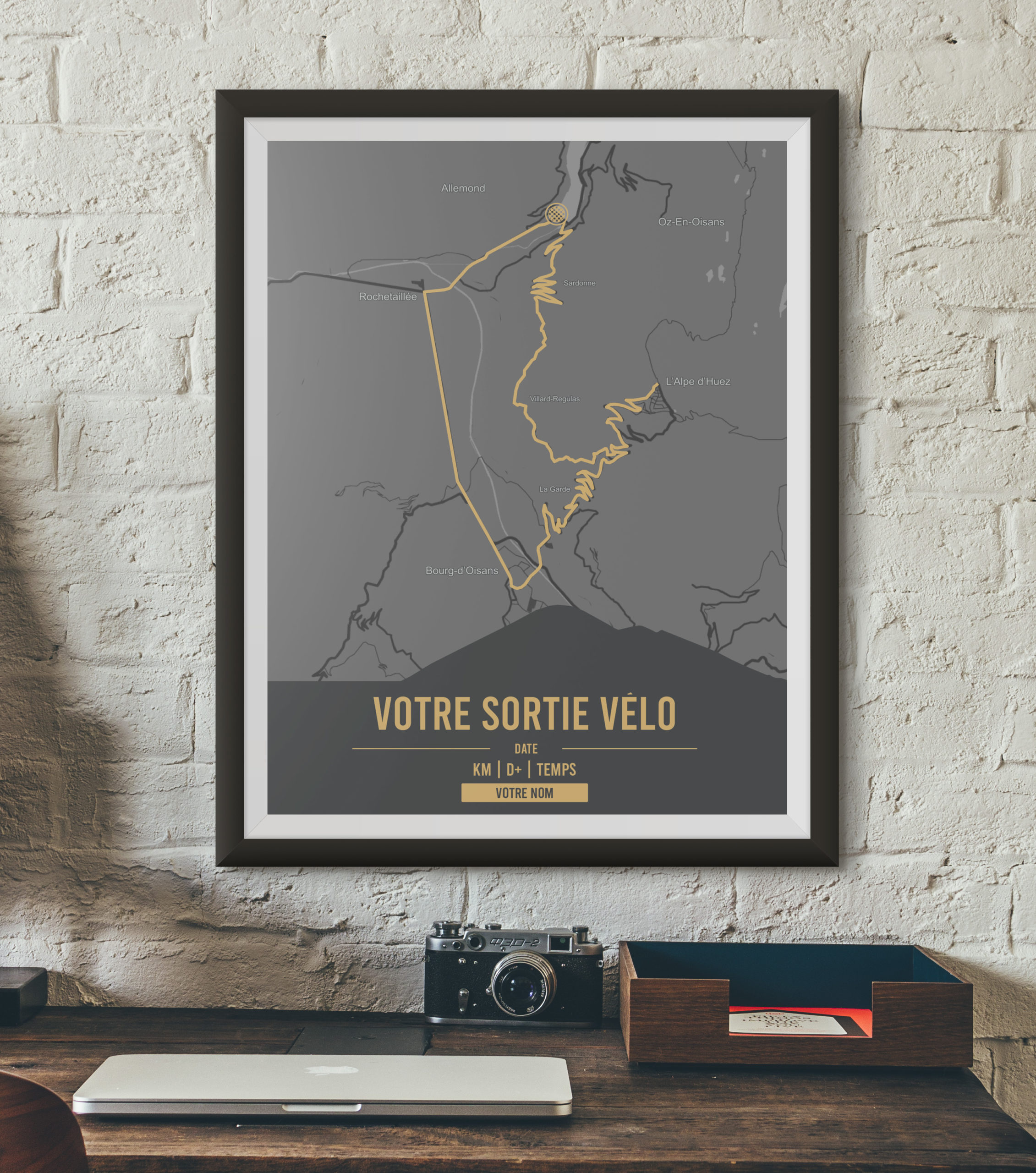 Affiche Poster de Vélo Cyclisme Personnalisée