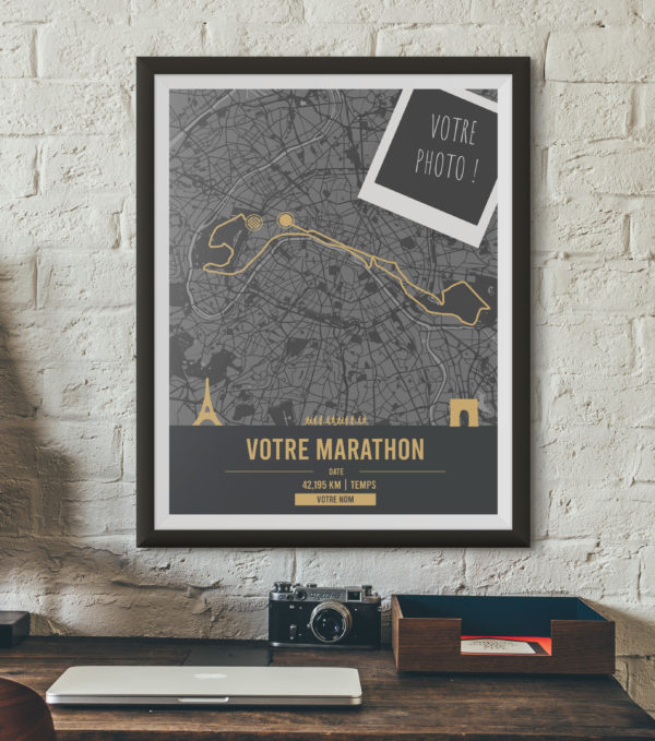 Affiche Poster de Marathon Personnalisée