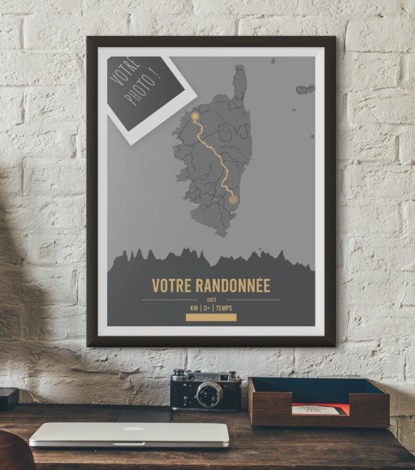 Affiche Poster Randonnée Personnalisée