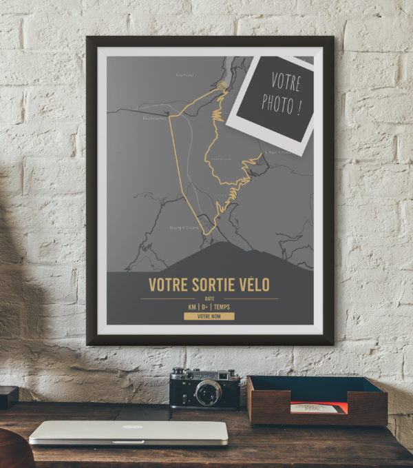 Affiche Poster de Vélo Cyclisme Personnalisée