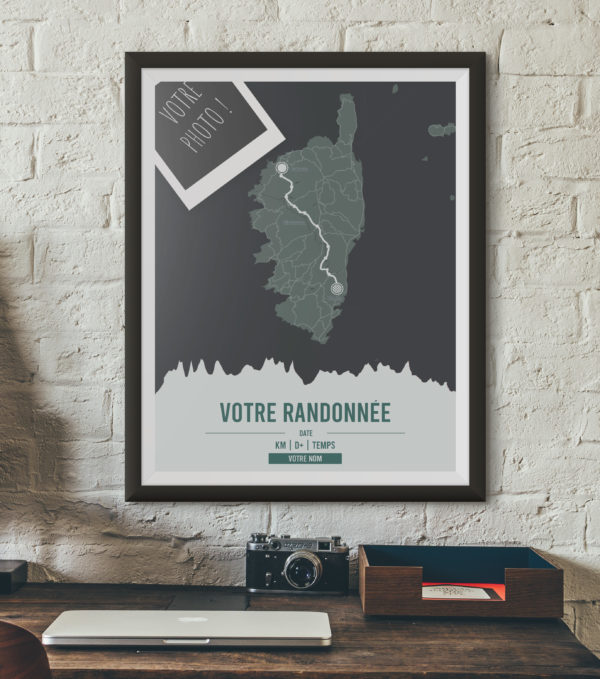 Affiche Poster Randonnée Personnalisée