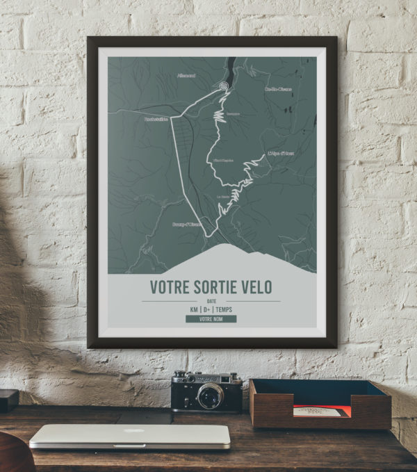 Affiche Poster de Vélo Cyclisme Personnalisée