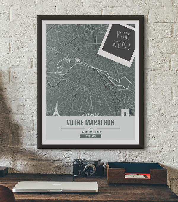 Affiche Poster de Marathon Personnalisée