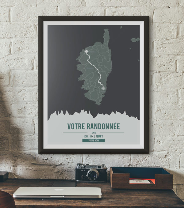 Affiche Poster Randonnée Personnalisée