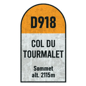 Panneau mural du Col du Tourmalet - Décoration murale imprimée - Souvenir de cyclisme - Cadeau pour cycliste - Tour de France Souvenir