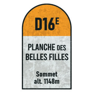 Panneau mural de la Planche des Belles Filles - Décoration murale imprimée - Souvenir de cyclisme - Cadeau pour cycliste - Tour de France Souvenir