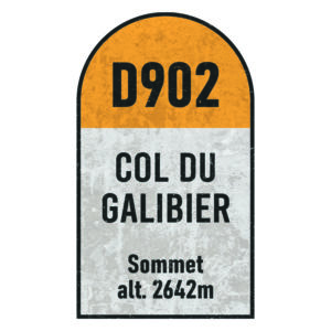 Panneau mural du Col du Galibier - Décoration murale imprimée - Souvenir de cyclisme - Cadeau pour cycliste - Tour de France Souvenir