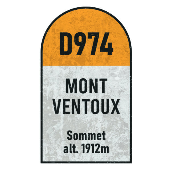 Panneau mural du Mont Ventoux - Décoration murale imprimée - Souvenir de cyclisme - Cadeau pour cycliste - Tour de France Souvenir